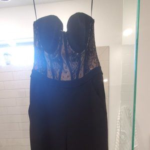 Strapless pant romper brand new with tags